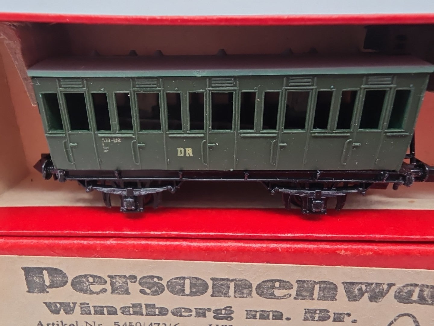 Herbert Stein KG N 5450/473/6 Personenwagen mit Bremserhaus DR OVP (135310)