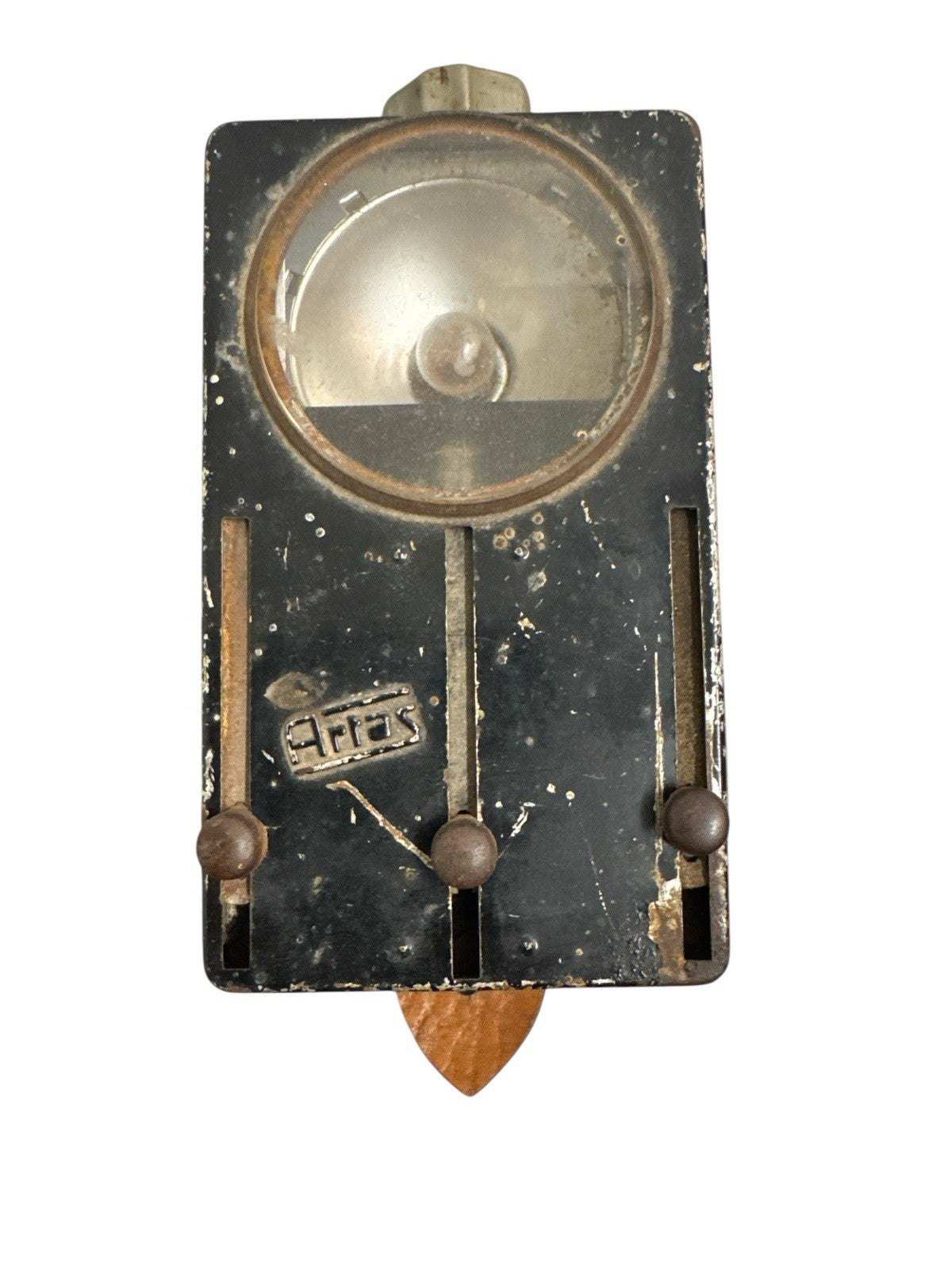 (E13) Artas Taschenlampe blech Signaltaschenlampe Vintage
