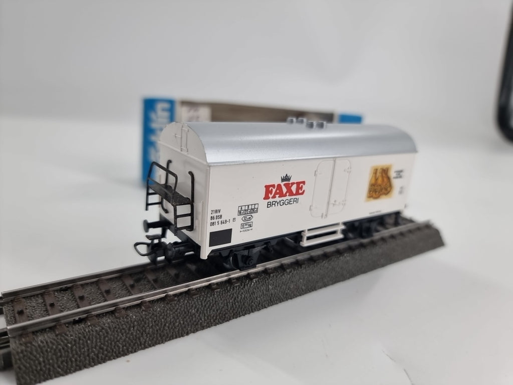 Märklin 4565 Bierwagen „Faxe Bryggeri“ In OVP
