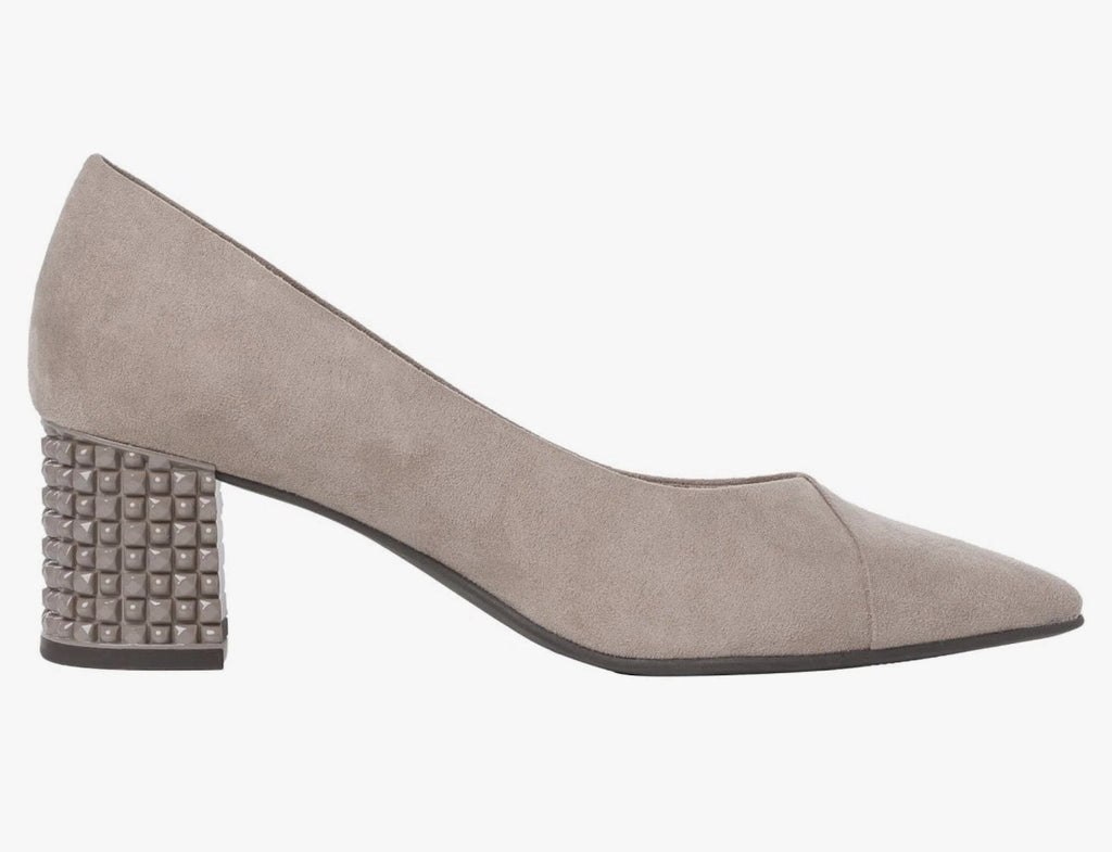 Marco Tozzi Gr. 39 Pumps Damen Taupe Absatzschuh 