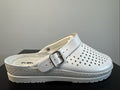 Rohde Herren Pantolette Gr. 40 Weiß Pantoffel Weite G 1514