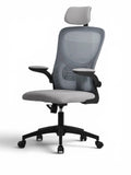 Bürostuhl Chefsessel Ergonomisch Drehstuhl Grau Schreibtischstuhl Computerstuhl