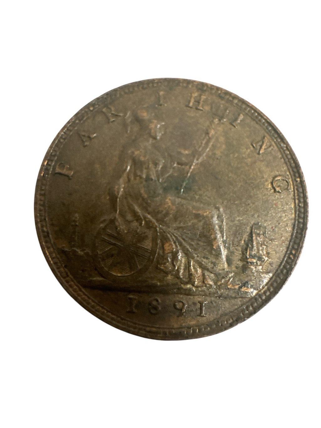 1891 Großbritannien Farthing - Ausgezeichnete Münze