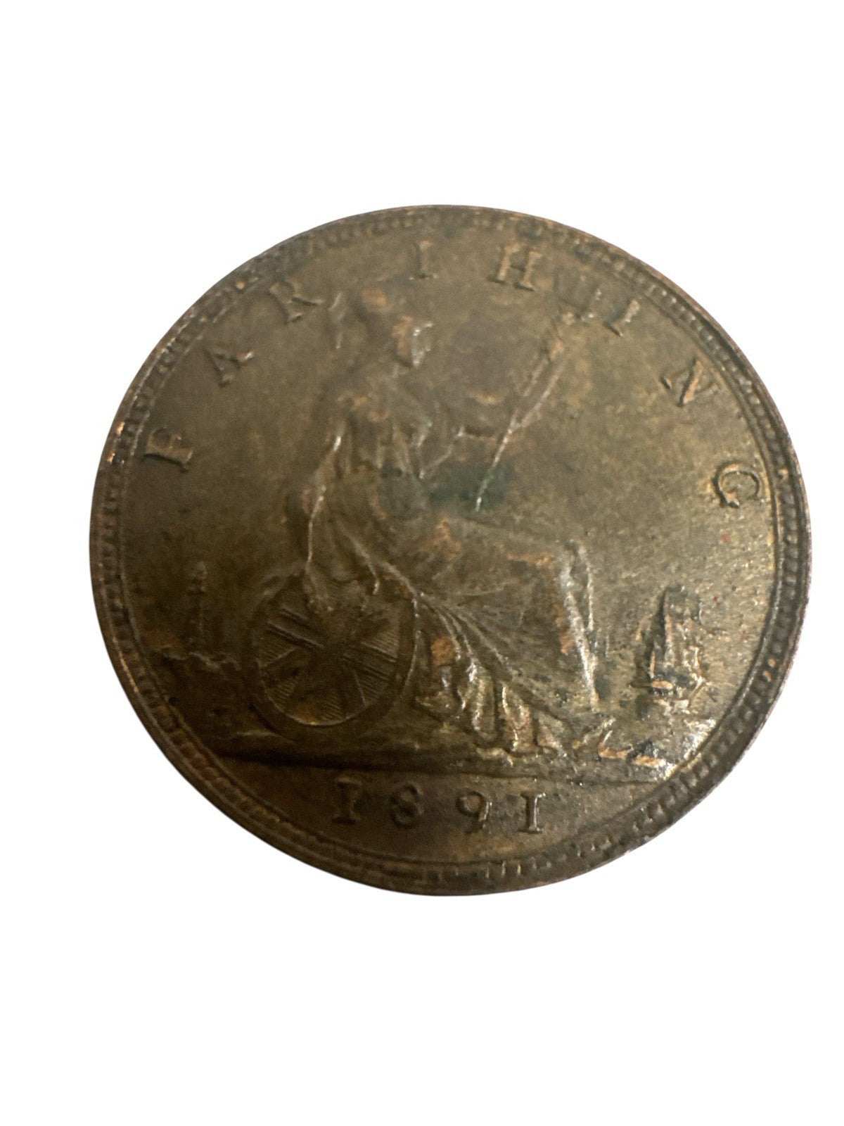 1891 Großbritannien Farthing - Ausgezeichnete Münze