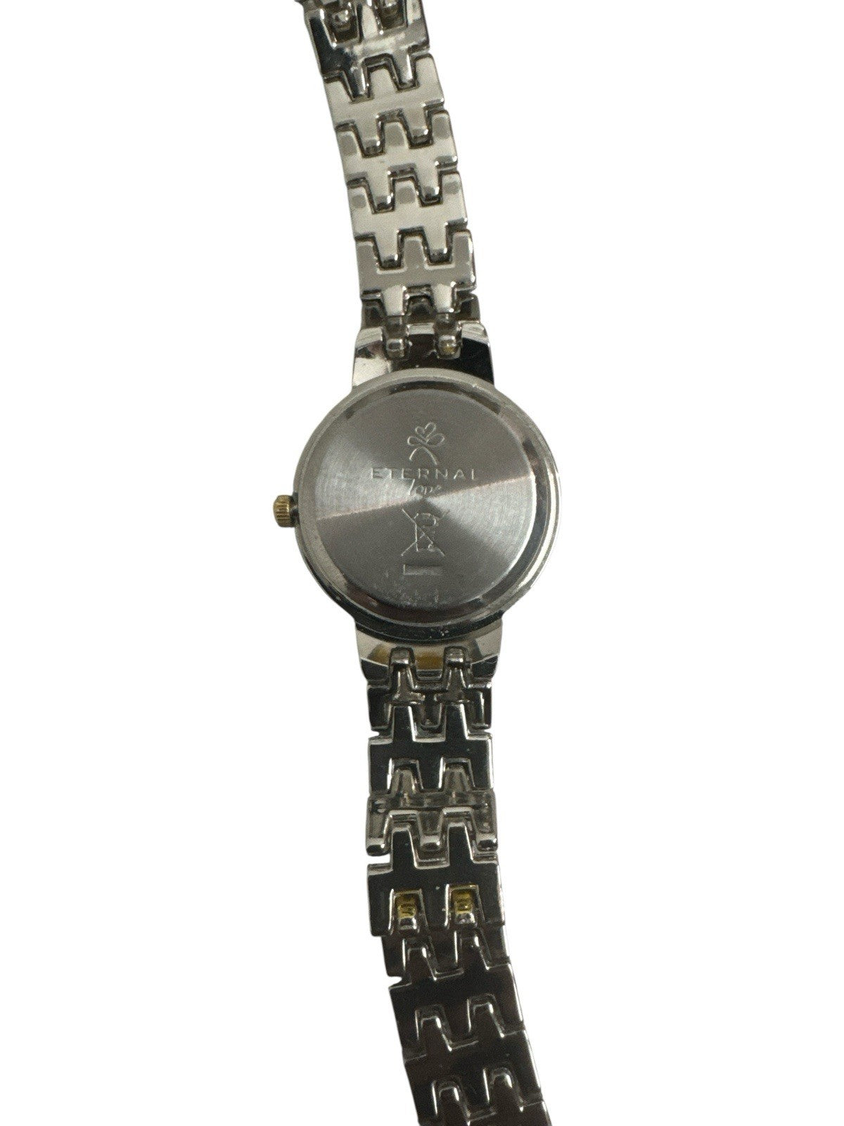 Damen-Armbanduhr ETERNAL love – Elegant & Bicolor – mit Strasssteinen