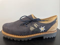 Schapuro Halbschuh Damen Gr. 4,5 Leder Blau