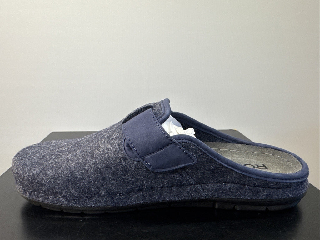 Rohde Herren Filz Pantolette Gr. 42 Ocean Pantoffel Weite G 6741