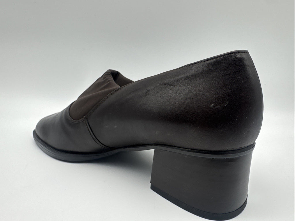 Mattil Pumps Gr. 37 Damen Schwarz Leder Absatzschuh