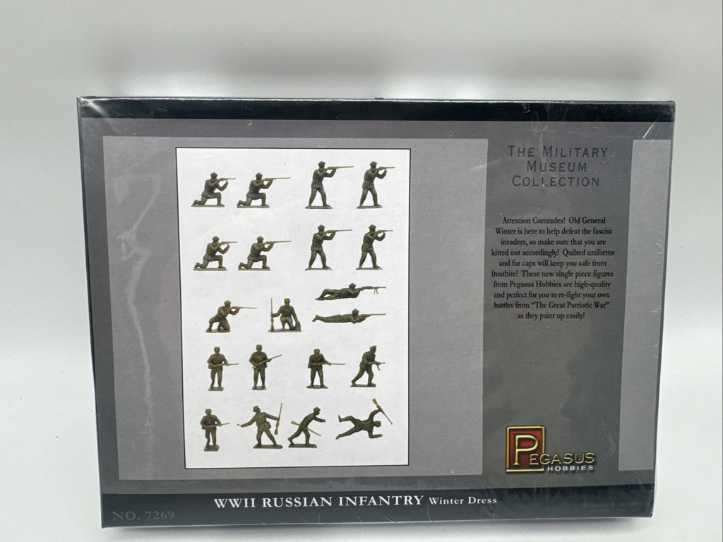 Pegasus PKPG7269 1/72 WW II: Russische Infanterie, Winter
