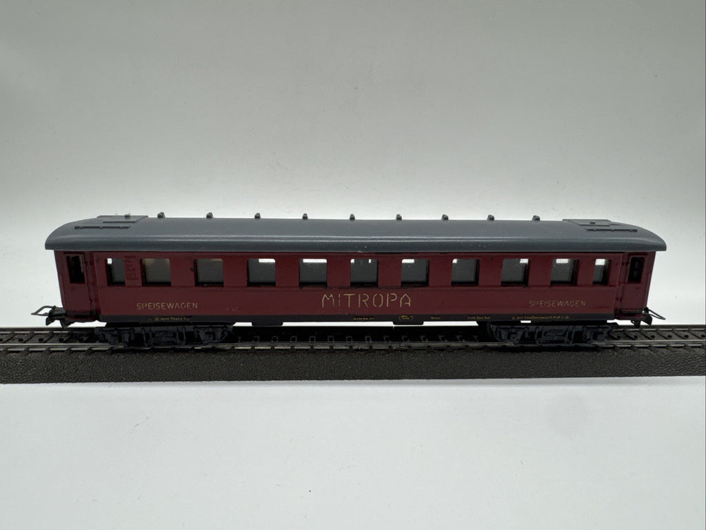 Spur H0 DDR PIKO ALT D-Zug Wagen Mitropa Speisewagen Rot Personenwagen #64
