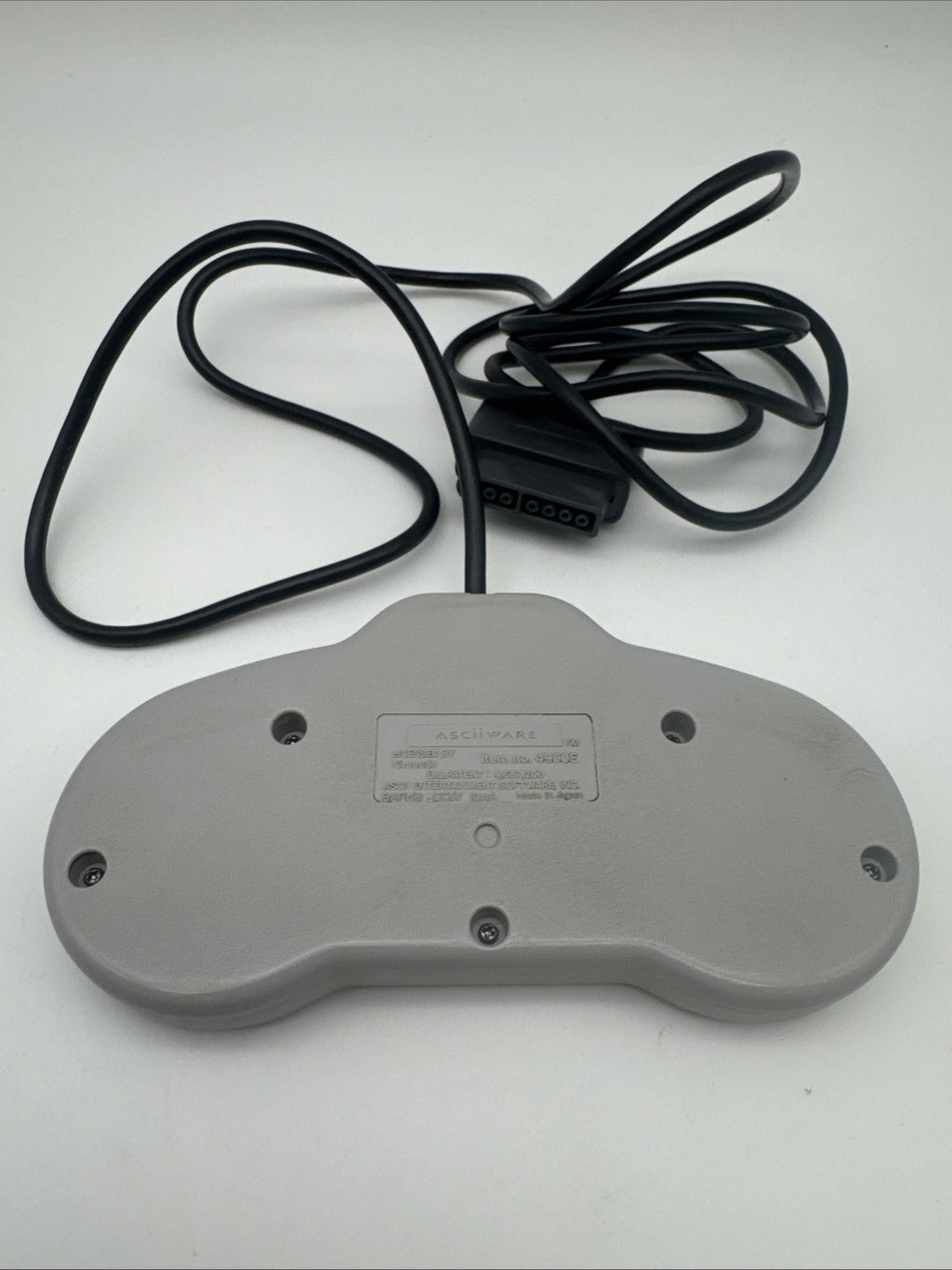 1 ASCII Controller PAD f SNES Spiele KONSOLE Game SUPER Nintendo S NES o OVP BOX