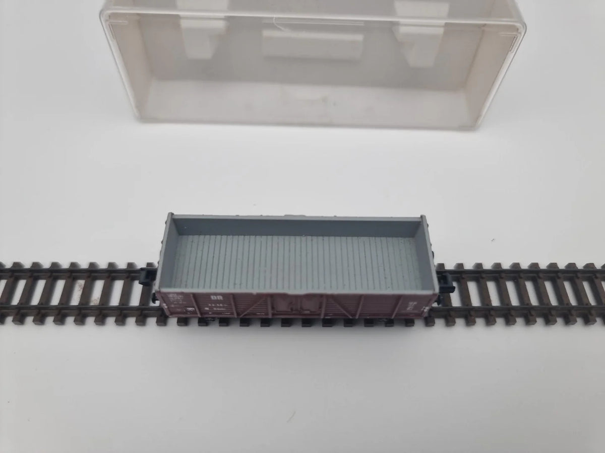 Fleischmann Spur N 8205 offener Güterwagen Hochbordwagen 884 262 DB braun In OVP