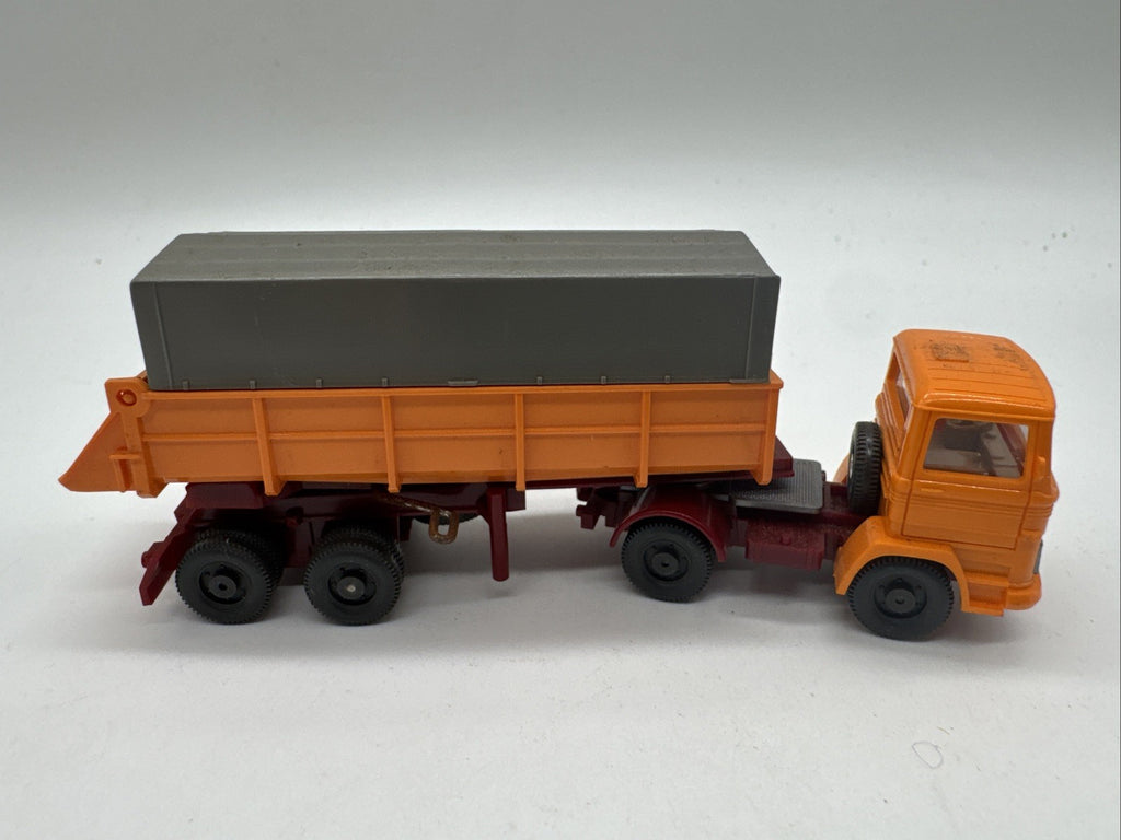 Wiking 67s - MB LPS 1317 Hinterkippersattelzug - orange #595