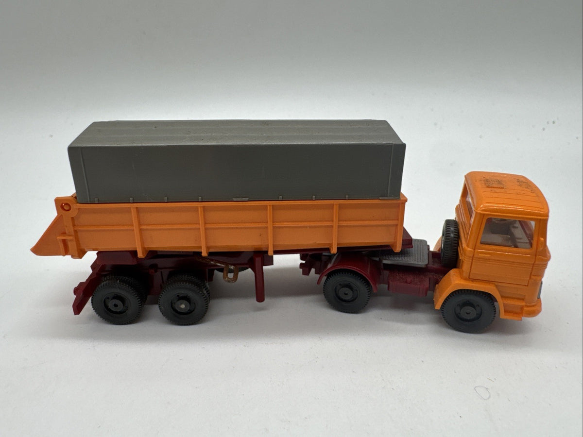 Wiking 67s - MB LPS 1317 Hinterkippersattelzug - orange #595
