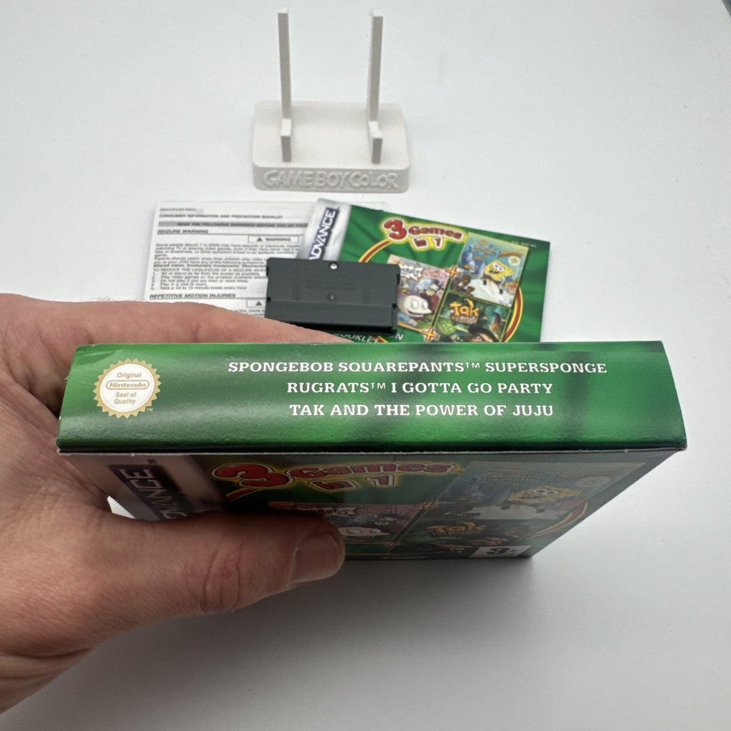 3 Games in 1 Spongebob Rugrats Tak in OVP Top Zustand  Nintendo GameBoy Advance