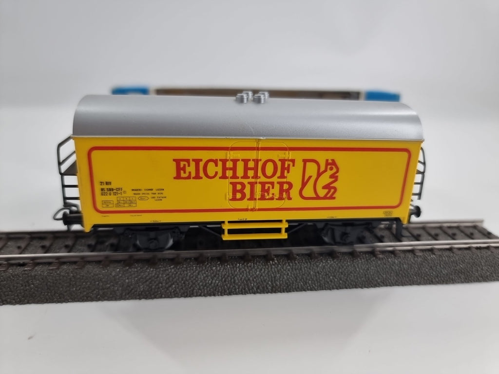 Märklin H0 4420 Kühlwagen Eichhof Bier 0 121-1 der SBB in OVP 