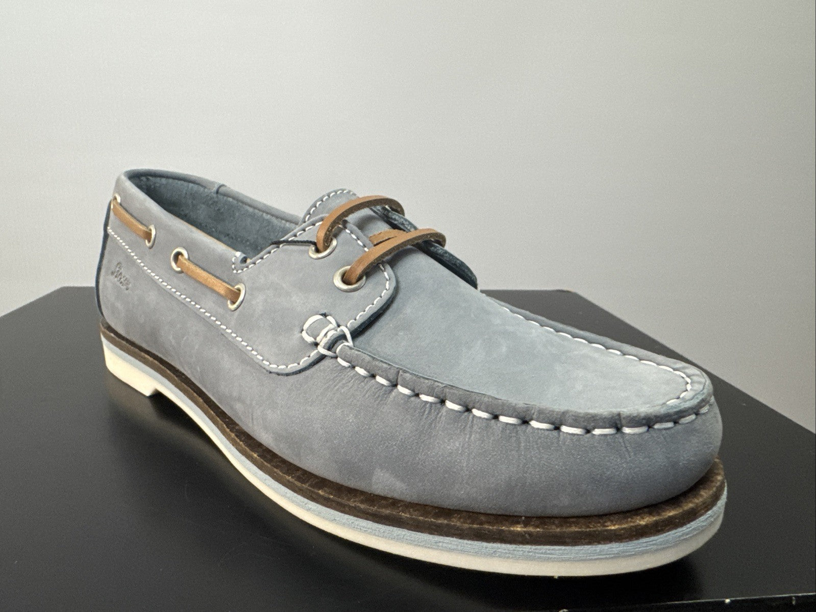 Sioux Damenschuhe Gr. 36 Nakimba-700 Mokassin Velour/Nubuk Schnürschuhe