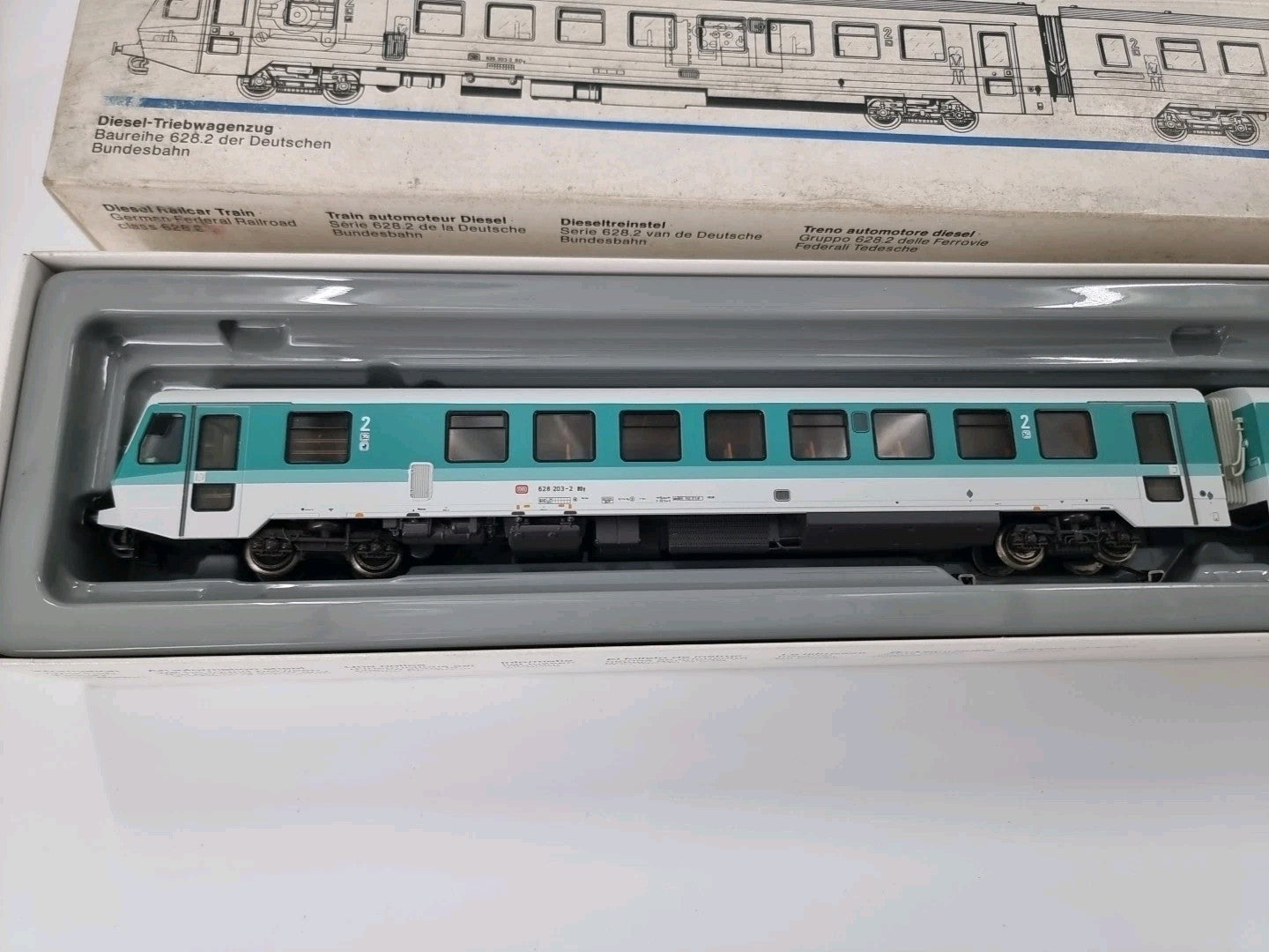 Märklin 3376 DB Triebwagen 628.2, analog In OVP