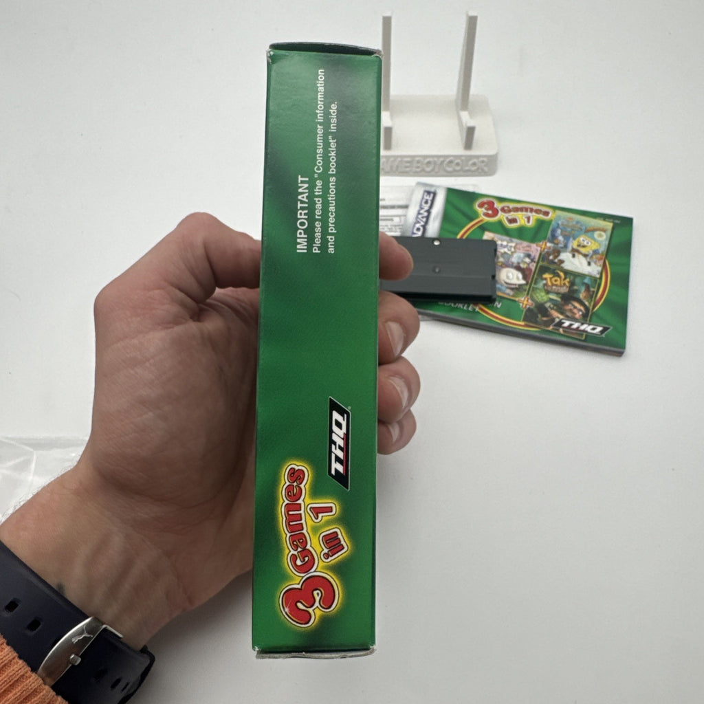 3 Games in 1 Spongebob Rugrats Tak in OVP Top Zustand  Nintendo GameBoy Advance