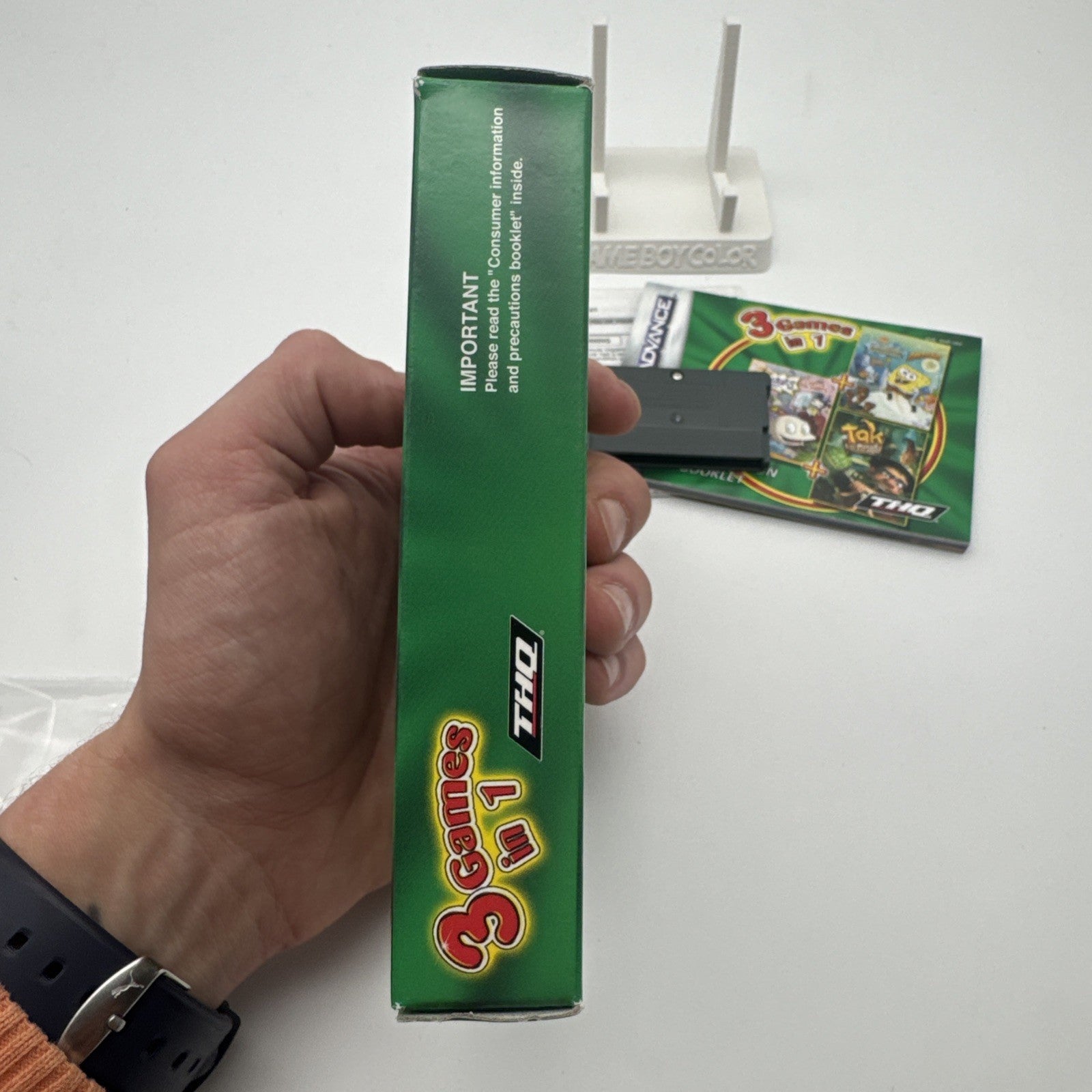 3 Games in 1 Spongebob Rugrats Tak in OVP Top Zustand  Nintendo GameBoy Advance