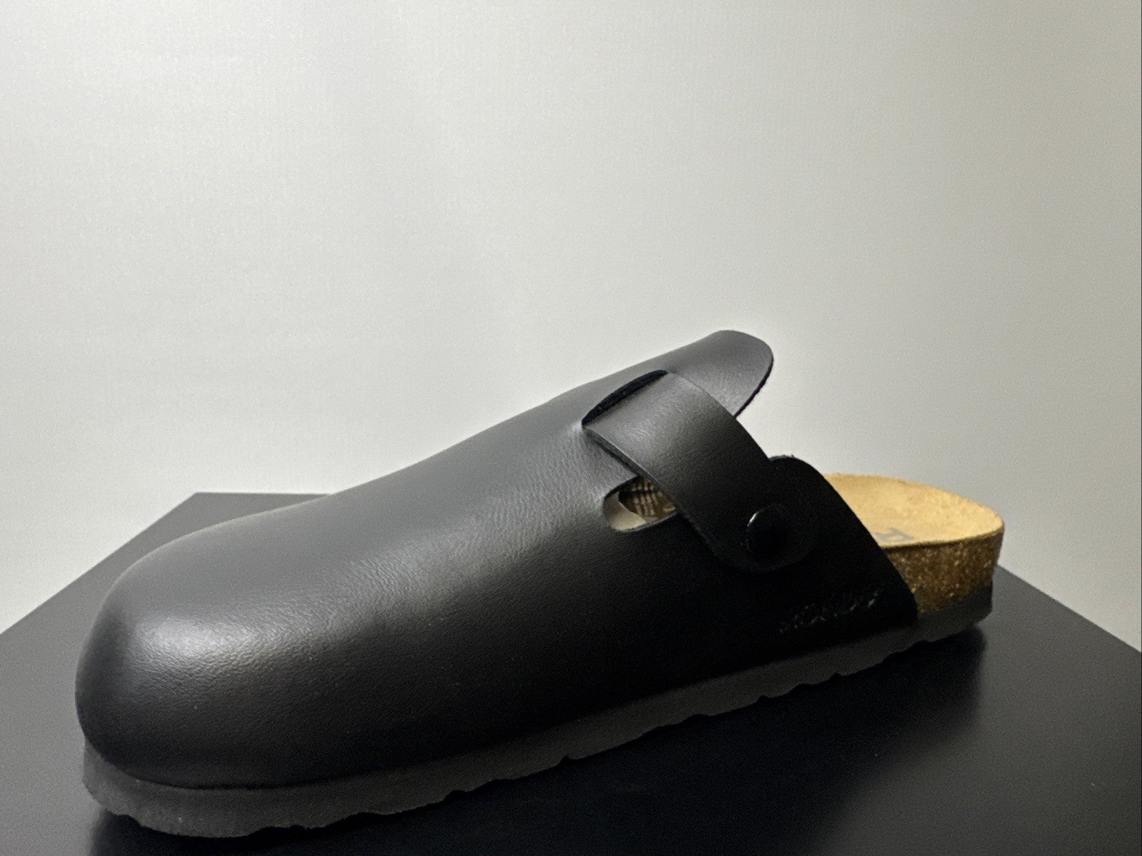 Rohde Herren Pantolette Gr. 42 Schwarz Pantoffel Weite G 6697