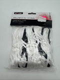 V3TEC Ballnetz für 10 Bälle,weiss weiss