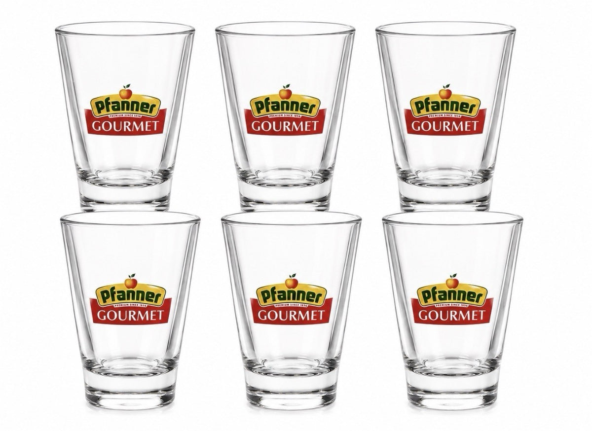 Pfanner Gourmet Trinkgläser 6er Set 0,2 L Saftgläser