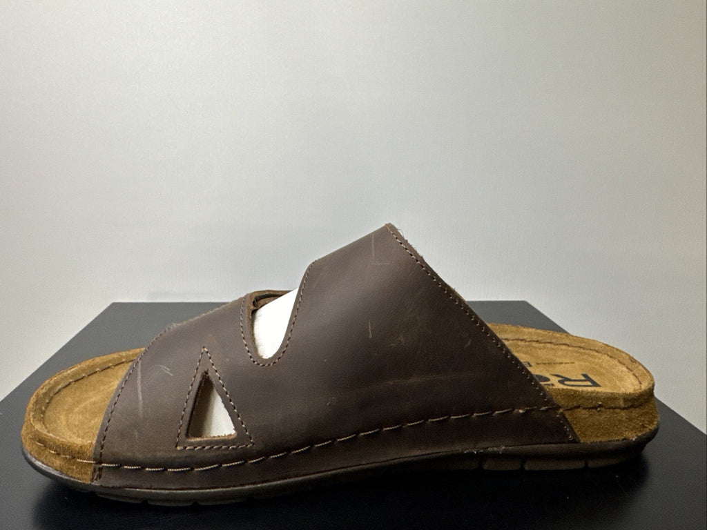 Rohde Herren Pantoletten Gr.41 Hausschuhe Sandale 5914 Mocca