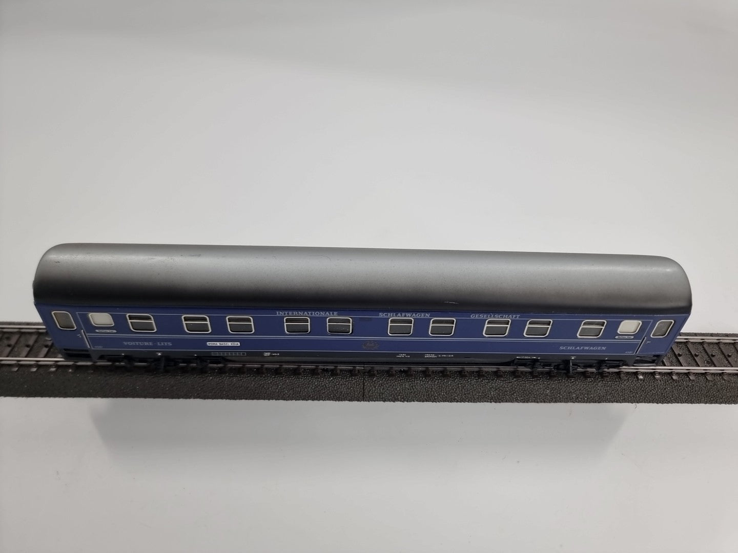 Märklin H0 4029 intern. Schlafwagen / Roma-Basel-Köln 