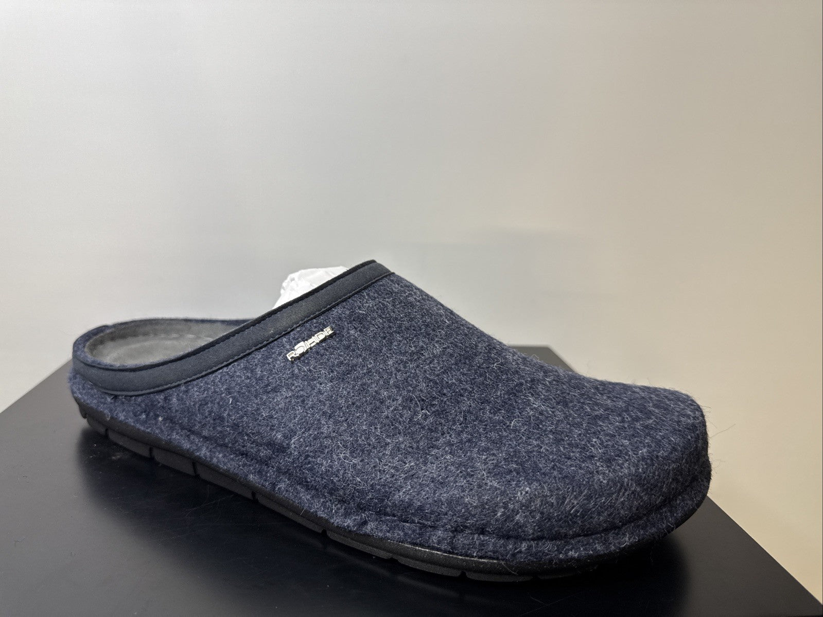 Rohde Herren Filz Pantolette Gr. 47 Ocean Pantoffel 6740