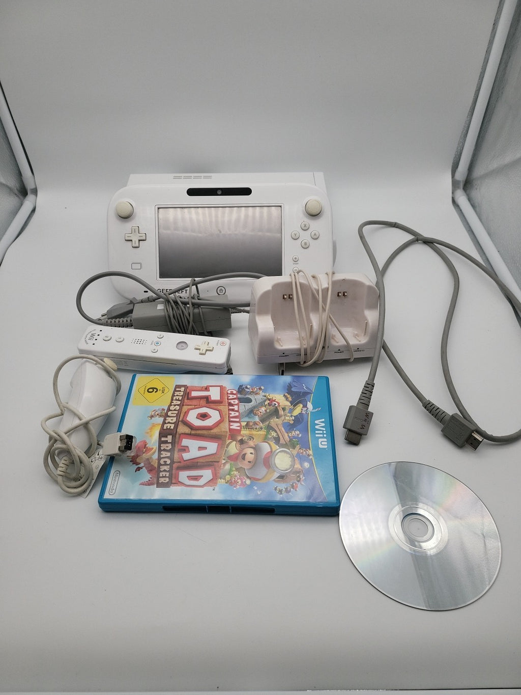 Wii U - Nintendo Wii  U Konsole Schwarz mit Wii U GamePad