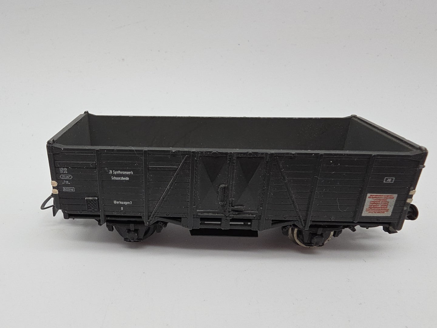 Piko H0 5/121-013 Güterwagen Hochbordwagen Synthesewerk Schwarzheide Werkwagen 3
