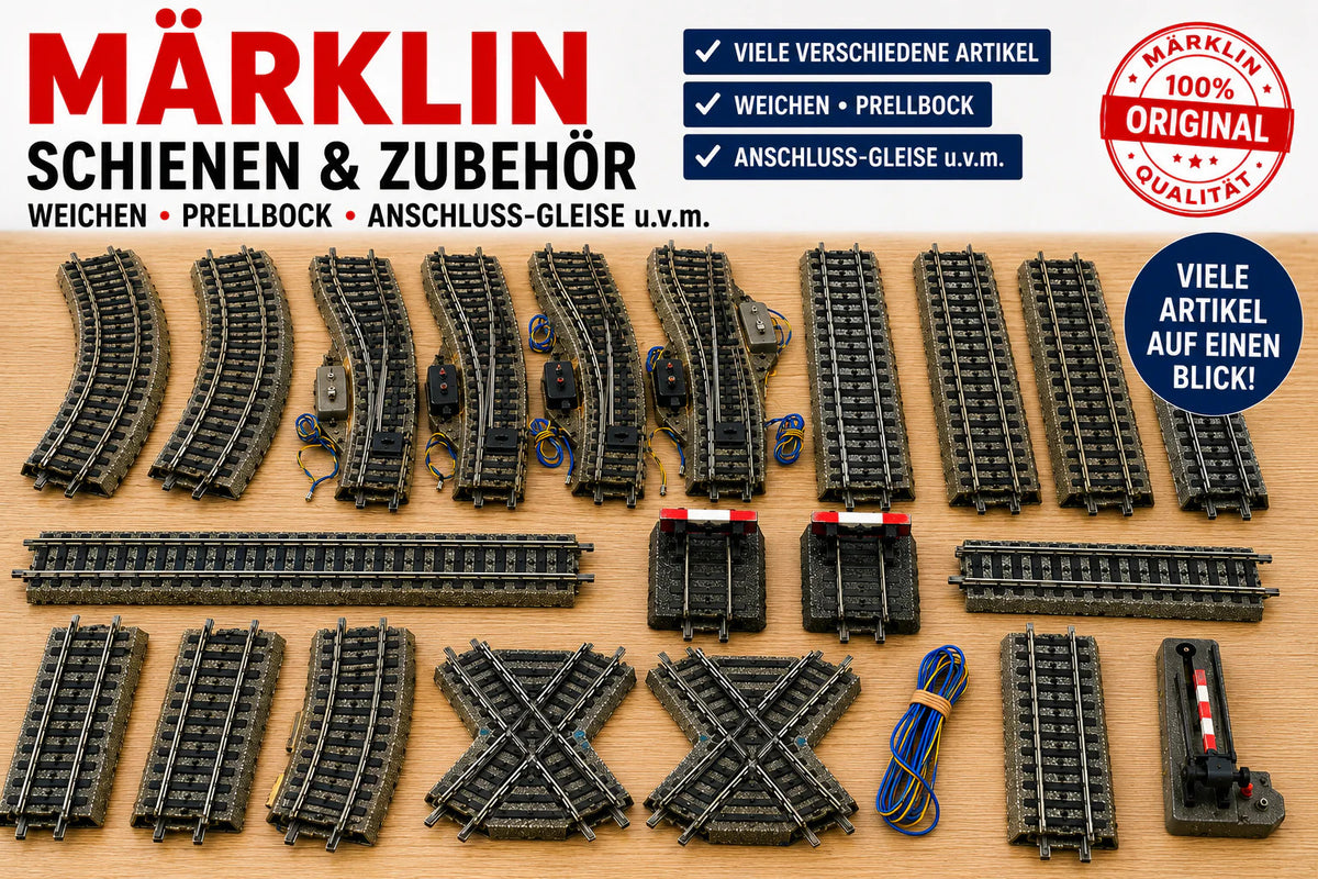 Märklin Schienen, Weichen & Zubehör H0 M Gleis