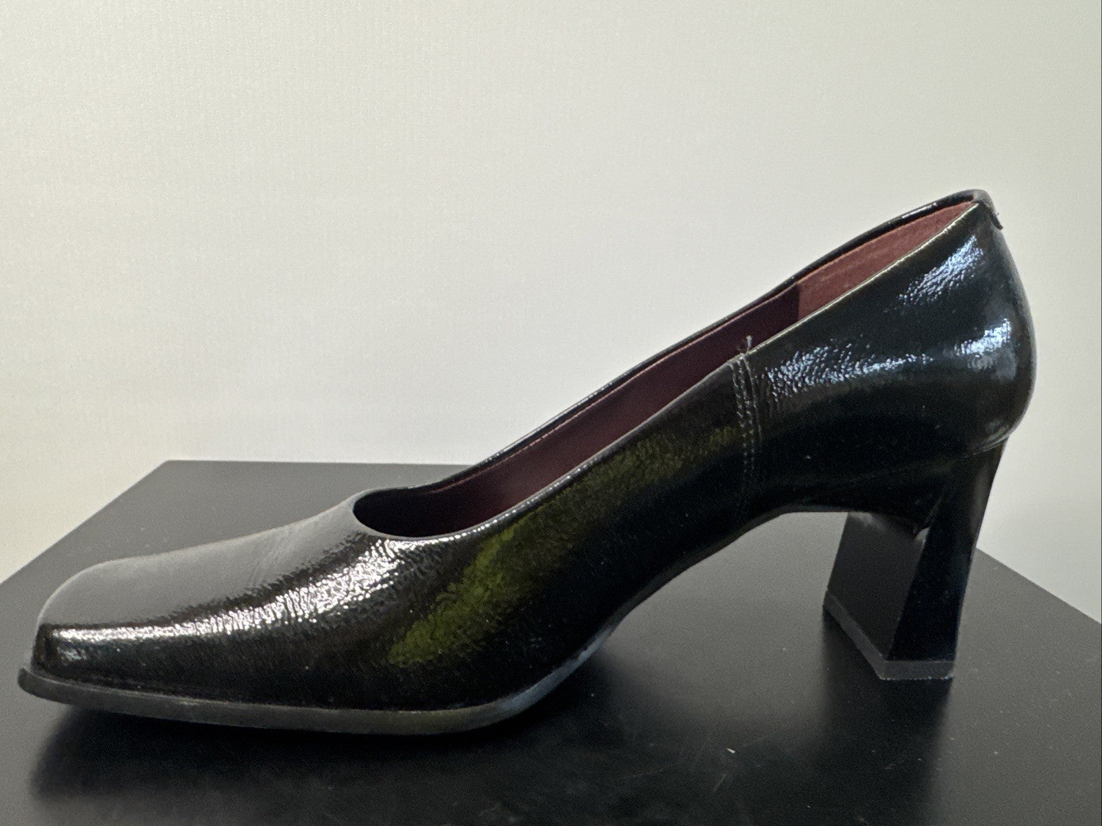 Simona Pumps Gr. 6 Damen Schwarz Leder 