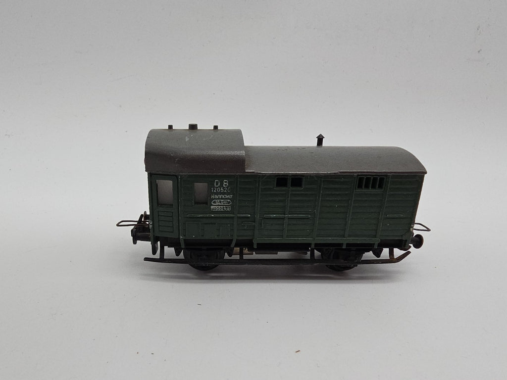  Spur H0 2Achs Packwagen  Modellbahn Zubehör Guter Zustand