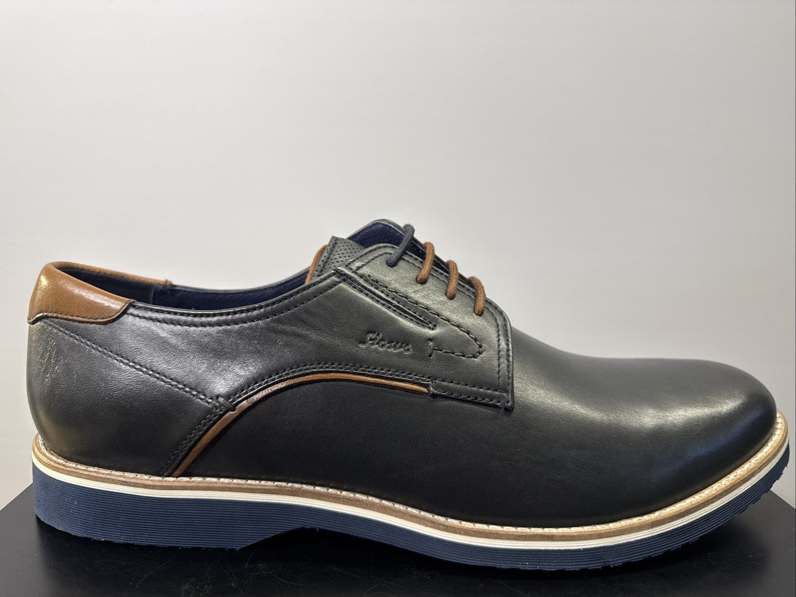 Encanio-702 Business Schuh Derby SIOUX Atlantic Gr. 40 Schwarz