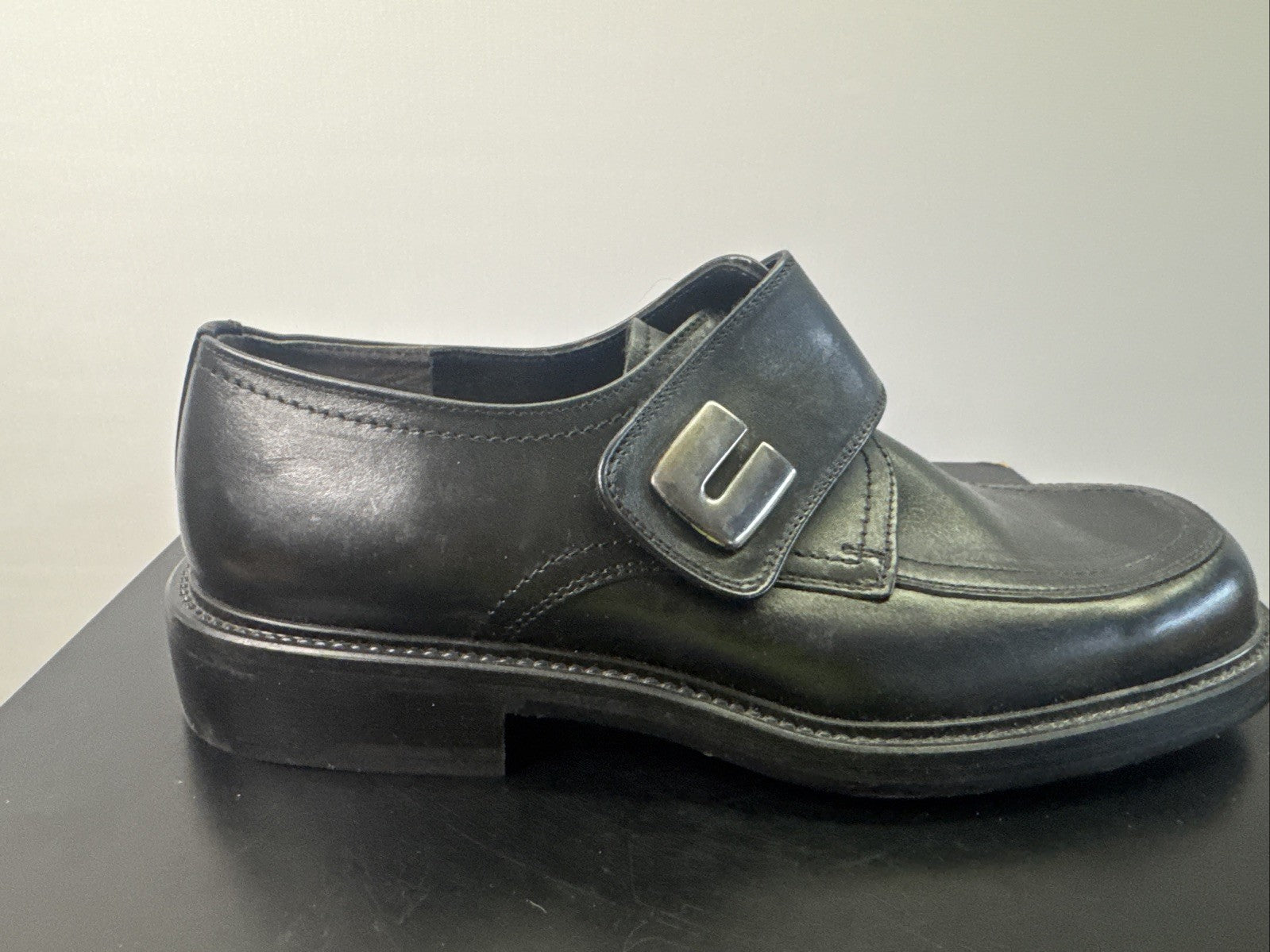 Lord Exzellent Herrenschuh Gr. 7.5 41 Leder Schwarz