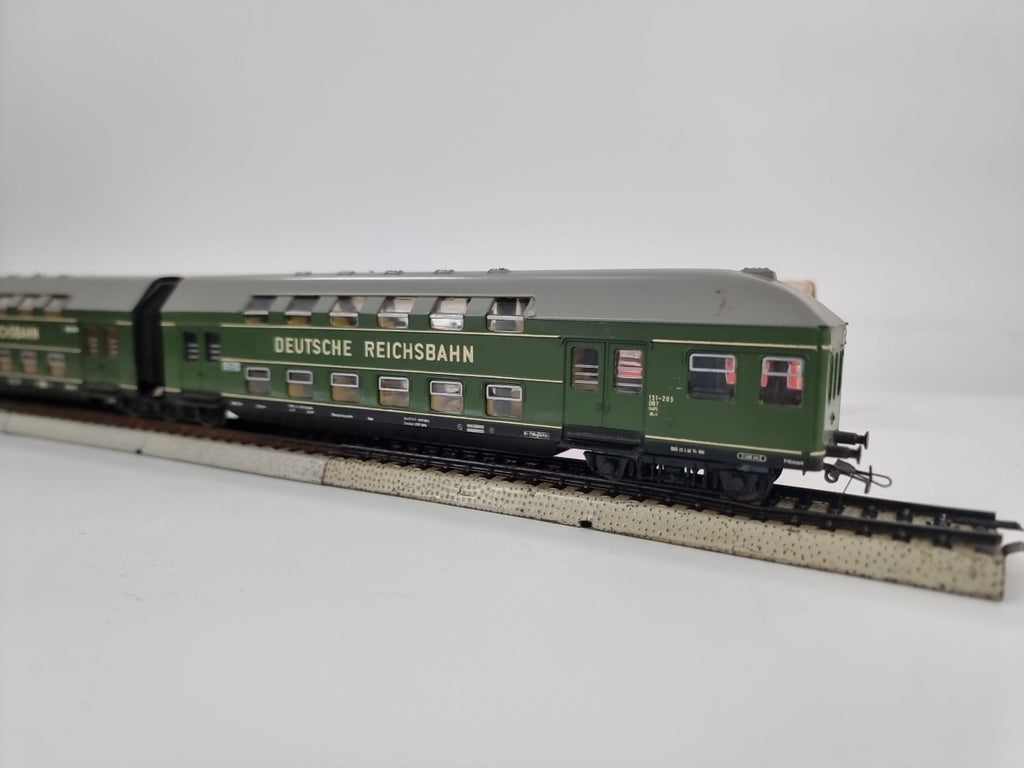 Schicht VEB H0 5452531/426/46 Doppelstockzug Mittelteil 2Tlg OVP
