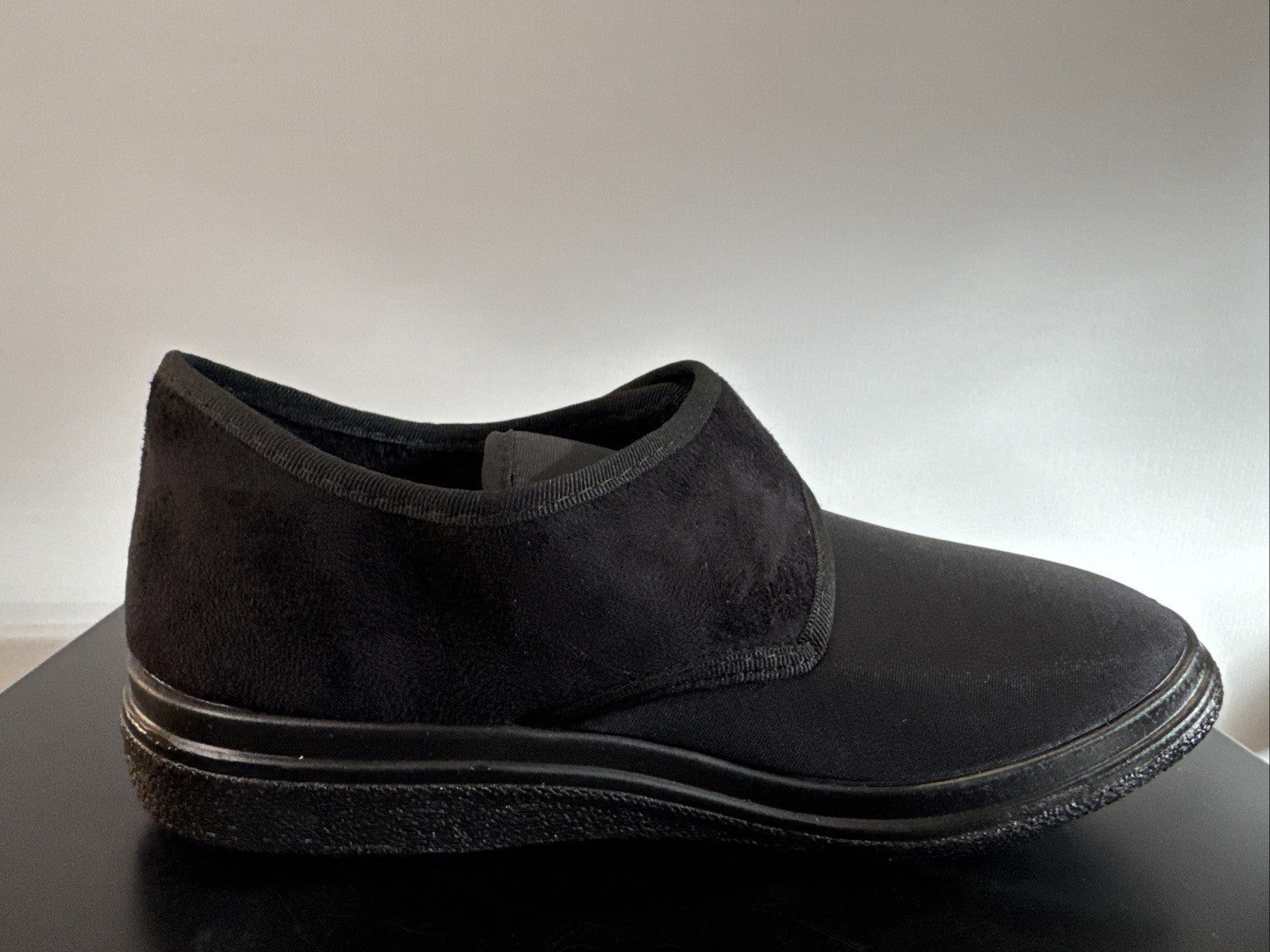 Fischer Markenschuh Herren Pantoffel Gr. 39 Halbschuh Schwarz