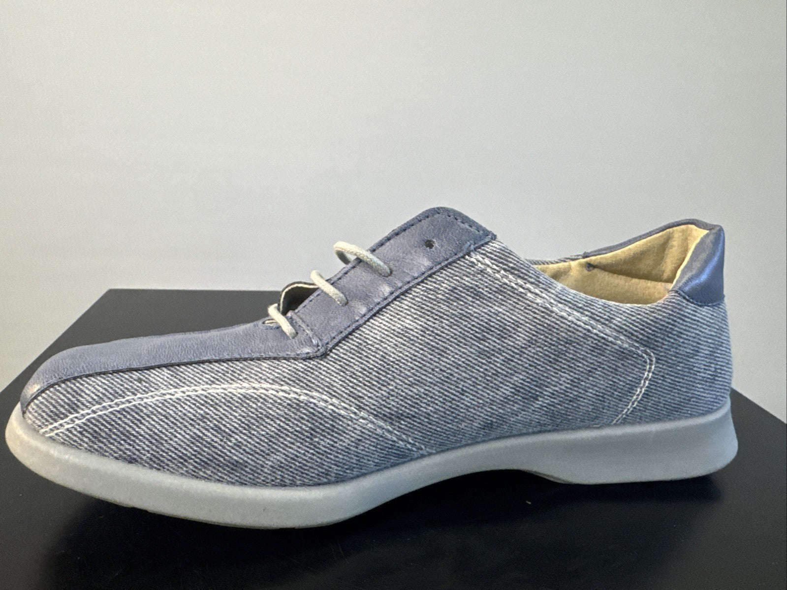 Rodhe Halbschuh Damen Gr. 37 Blau Leder