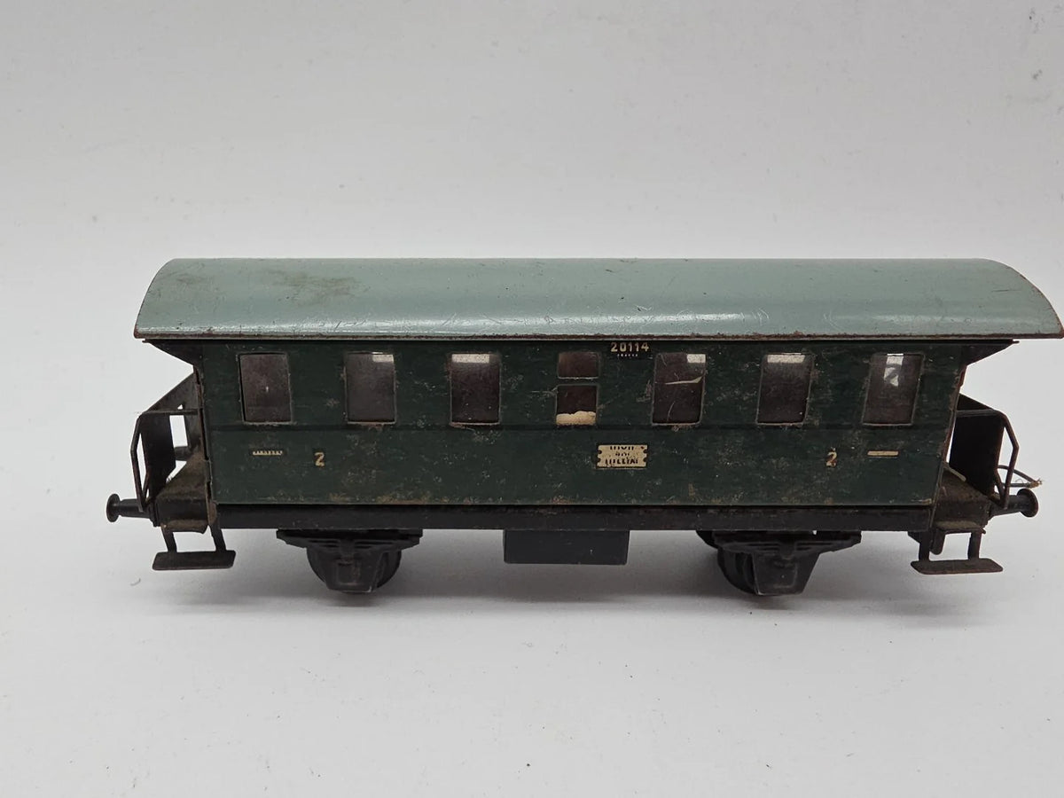 MES-47813	Trix Express H0 Blech Personenwagen mit Gebrauchsspuren,