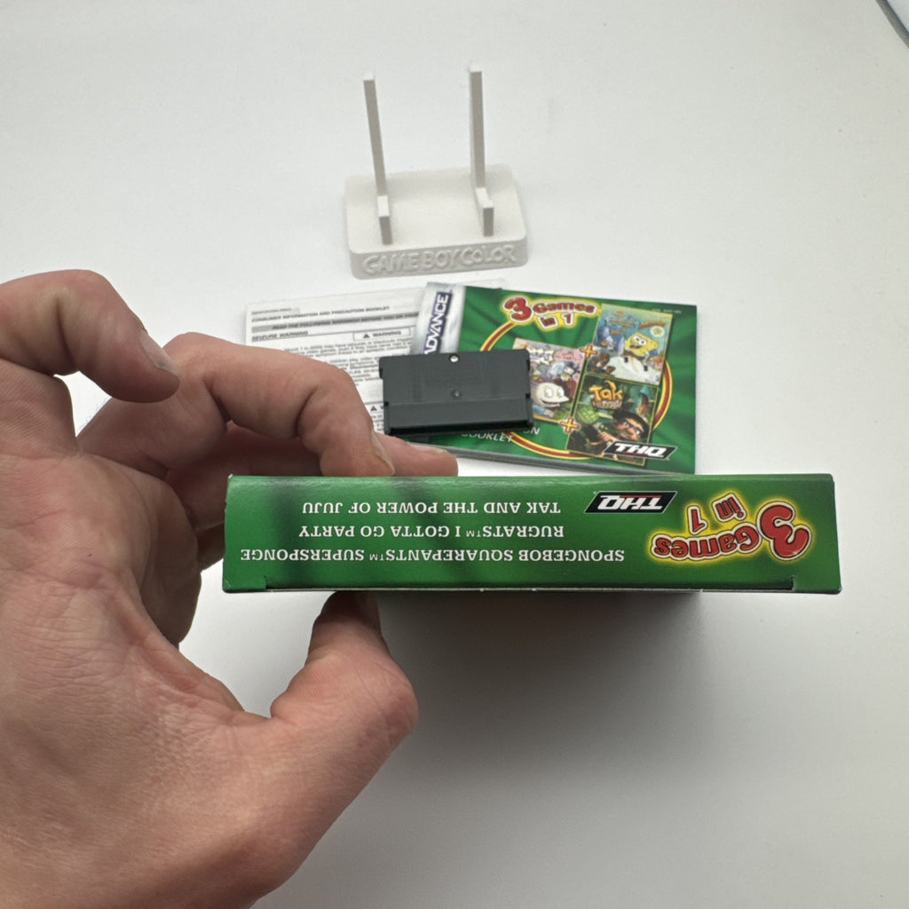 3 Games in 1 Spongebob Rugrats Tak in OVP Top Zustand  Nintendo GameBoy Advance