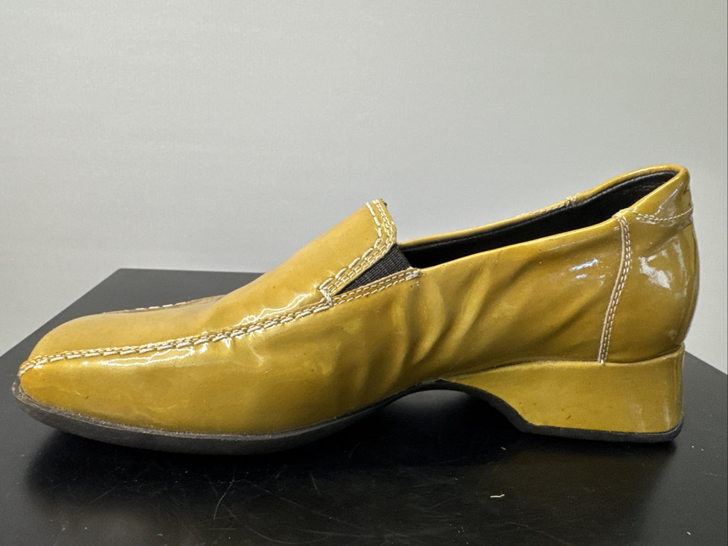 Rieker Pumps Gr. 37 Leder Absatzschuh Slip On
