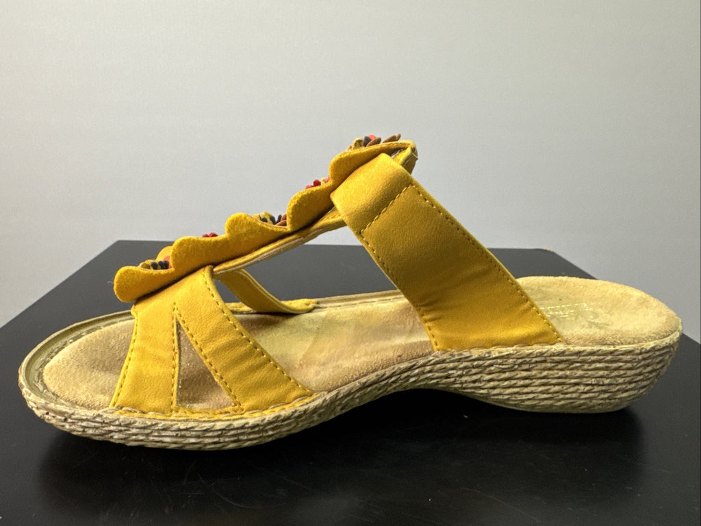 Rieker Sandale Gr. 36 Leder Slip On