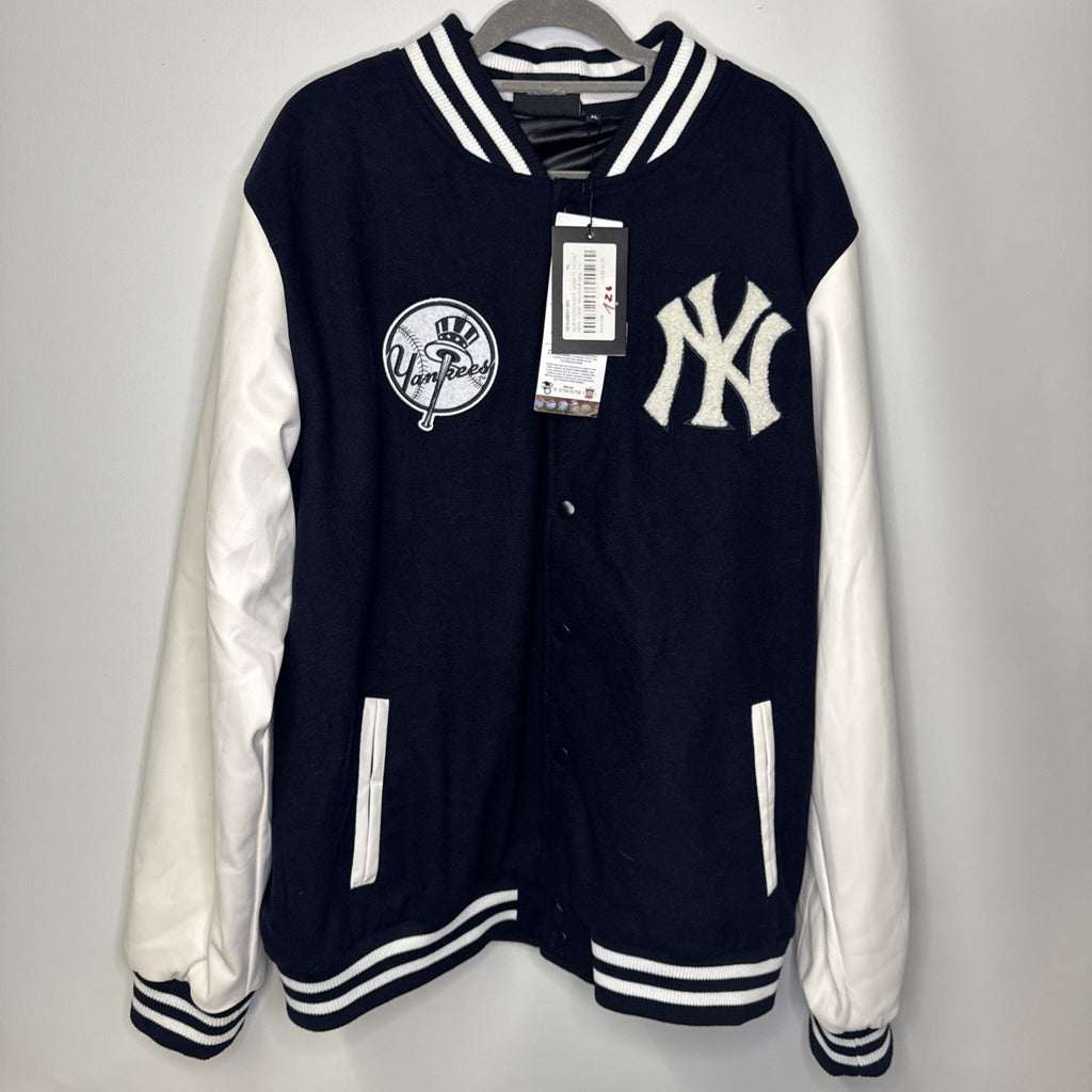 New Era Yankees Bomberjacke Gr. XL New York Navy 