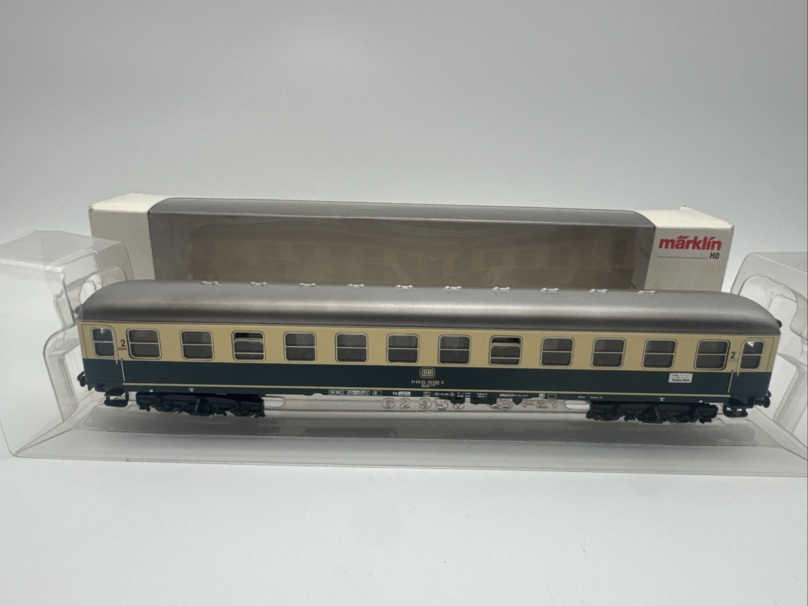 Märklin - 4112 - H0 - Reisezugwagen DB 2. Klasse - Personenwagen - OVP Top
