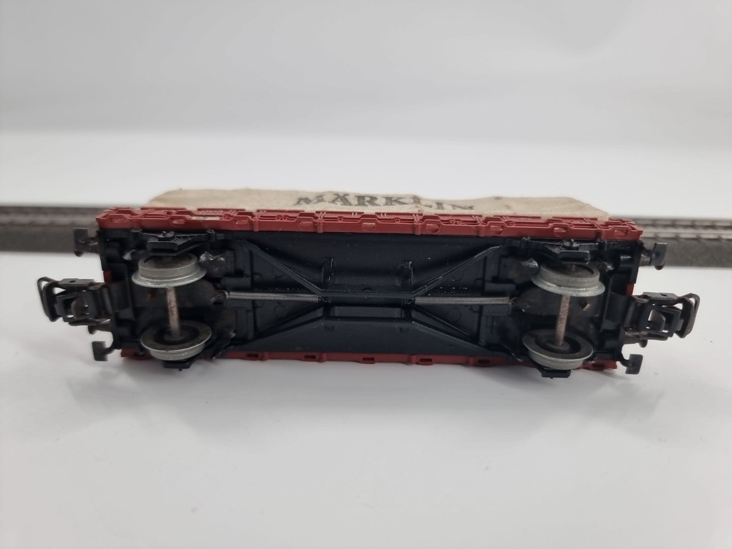 Märklin H0 4607 Güterwagen Rungenwagen 476315 Rmms33 Mit Märklin Stoffbezug