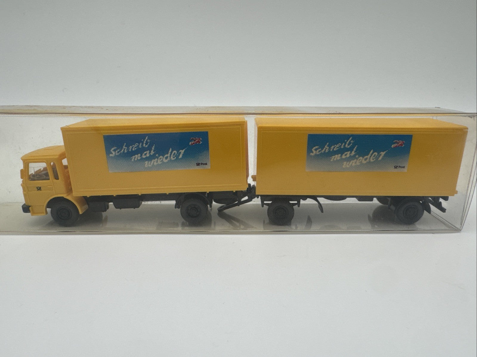 Wiking 26551 HO "Schreit Mal Wieder" Post Koffer-Lastzug MAN