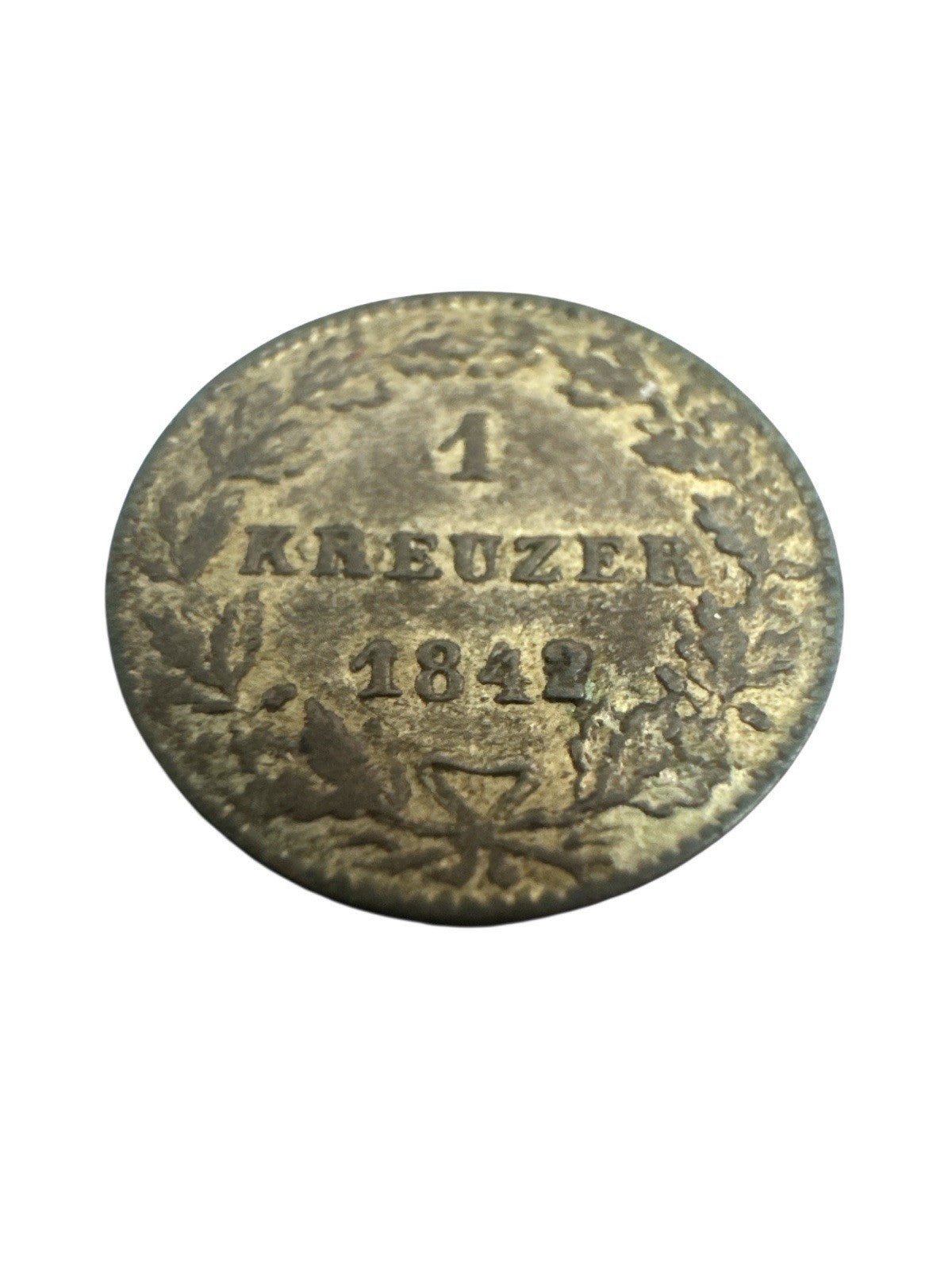 Hessen Darmstadt - Ludwig II. - Münze - 1 Kreuzer 1842 - Silber