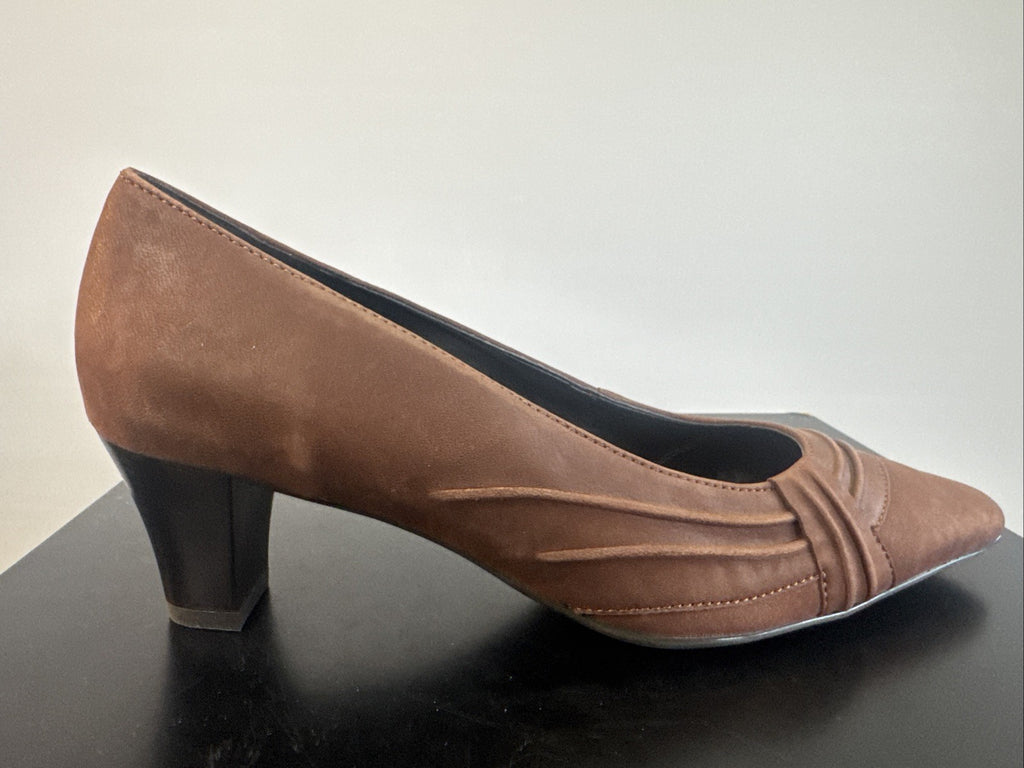 Jenny By Ara Pumps Gr. 7 Damen Leder Braun 
